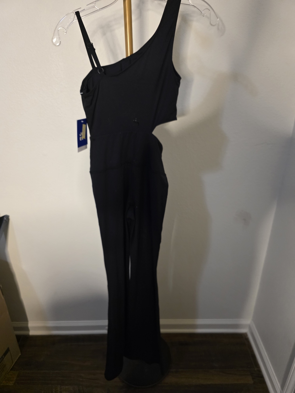 Target Black One-Shoulder Cutout Jumpsuit